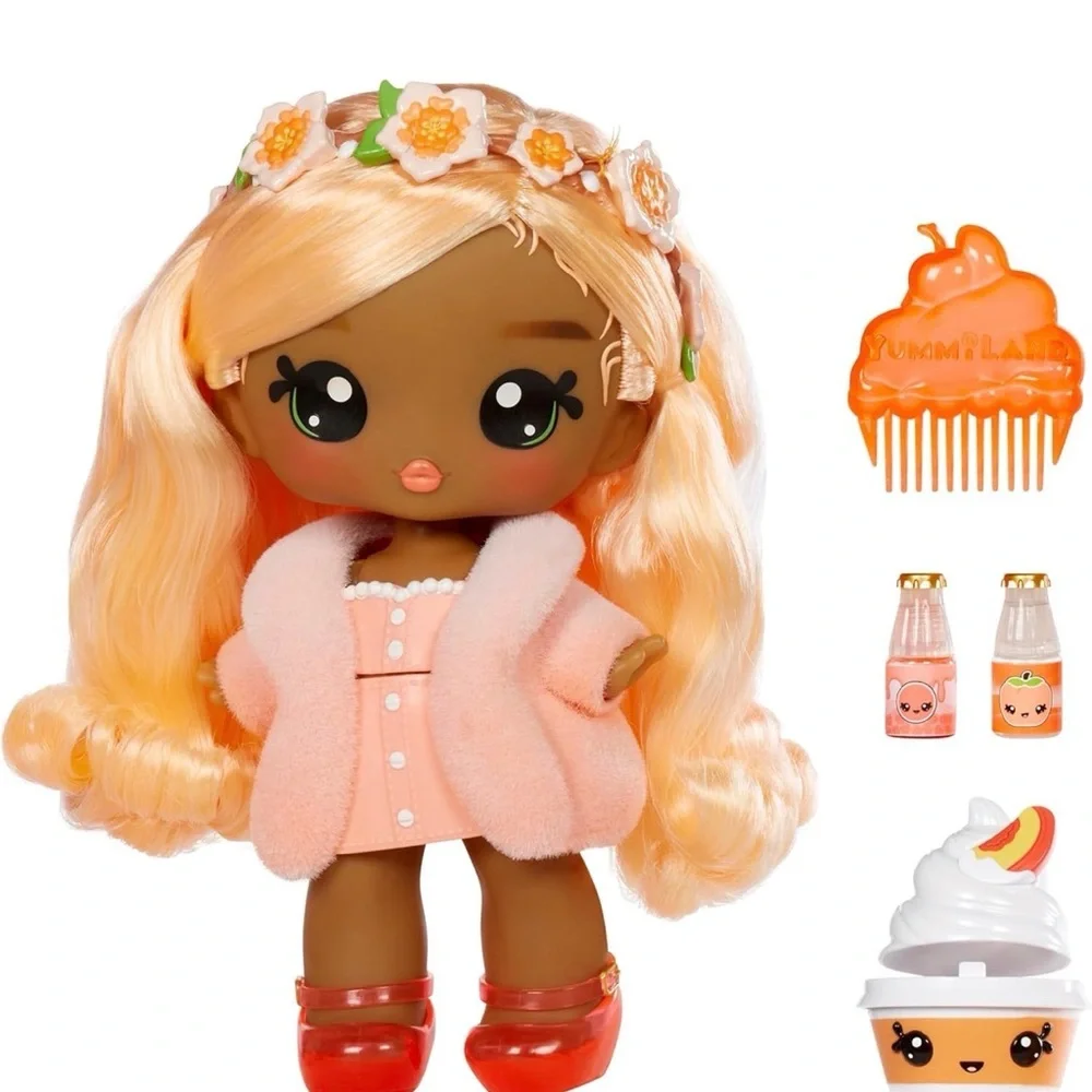YUMMILAND Large Doll + Lipgloss Pet-Peach